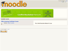Tablet Screenshot of elearning.crnhq.org